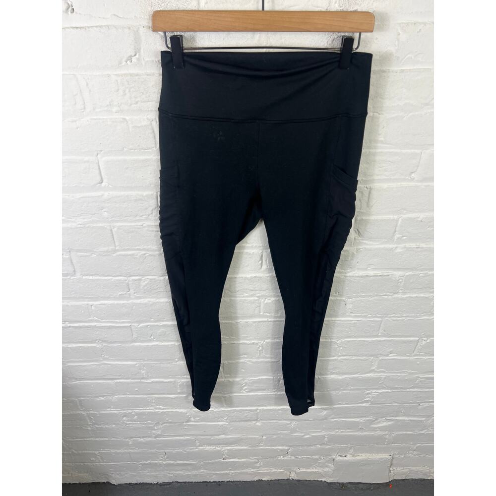 Fabletics Women's Thight Skinny Leggings High-Waist Pull-On Navy Blue Size M